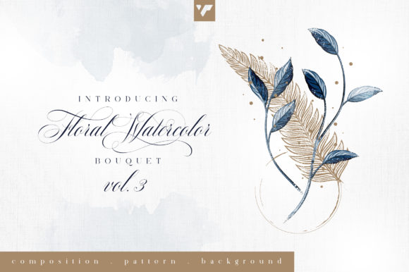 Explore the Beauty of Floral Watercolor Bouquet Vol3