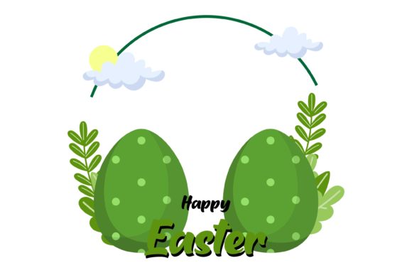 Exploring Easter Egg Frame Floral Traditional