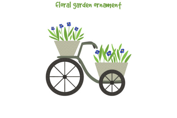 Exploring the Versatility of Floral Flower Garden Tree - Bike Vector Asset