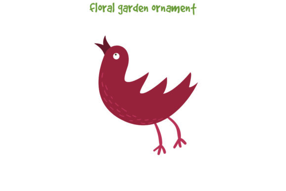 Floral Flower Garden Tree - Bird: A Versatile Vector Asset for Decorative Needs