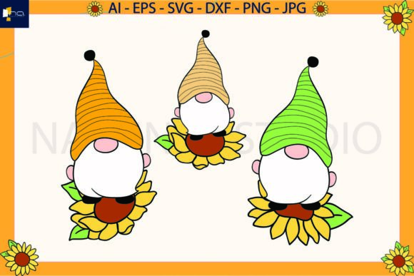 Unlocking Creativity and Brand Consistency with Sunflowers Gnome Floral Svg Family